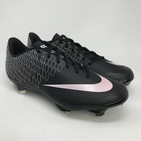 NEW Nike Lunar Vapor Ultrafly Elite‎ 2 Metal Baseball Cleats Black Size 14 - Picture 1 of 7